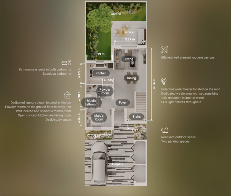 2 Bed Townhouse Virtual Tour